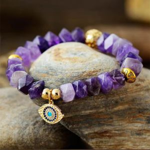 Bratara "Purple Protection" din ametist