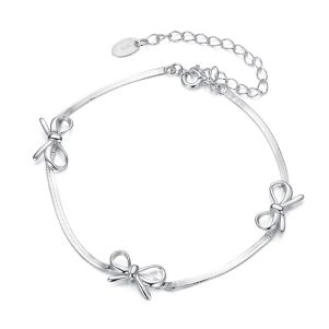 Bratara "Bow Chain " din argint