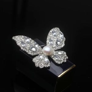 Brosa "Brisa" argintie