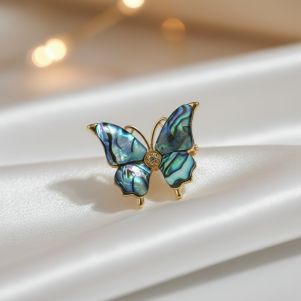 Brosa "Mystic Harmony" din sidef paua 