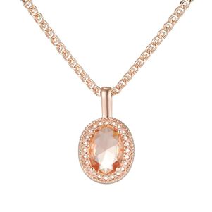 Colier "Cream Touch" placat cu aur roz