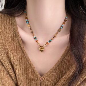 Colier "Rustelle" din pietre semipretioase