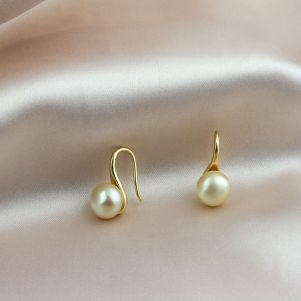 Cercei din argint si perle naturale