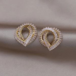 Cercei "Brillia" din cristale