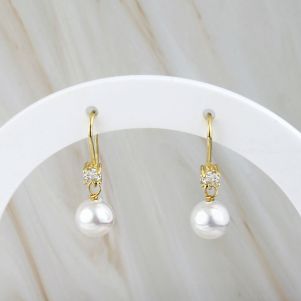 Cercei "Serena" din perle de Mallorca