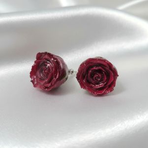 Cercei "Raspberry Floret" 