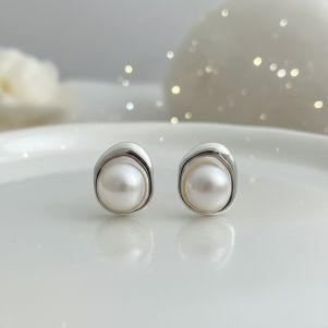 Cercei "Sylvara" argintii