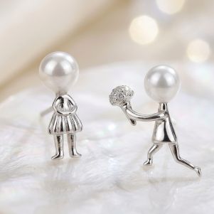 Cercei "Ballade" cu perle