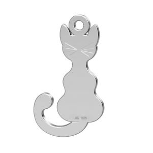Pandantiv din argint "Pisica"