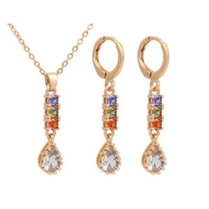 Set "Rainbow Drops" placat cu aur