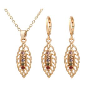 Set "Rainbow Leaf" placat cu aur