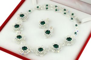 Set exclusivist din cristale Swarovski
