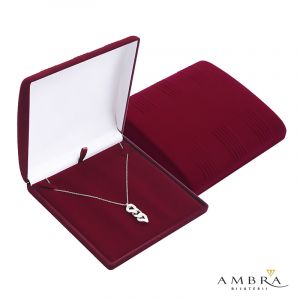 Cutie catifea Deluxe pentru bijuterii