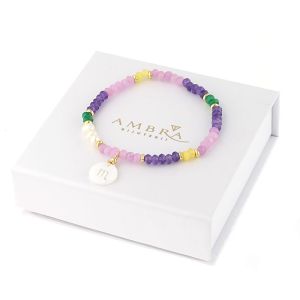 Bratara "Scorpion" din perle naturale, jad si sidef