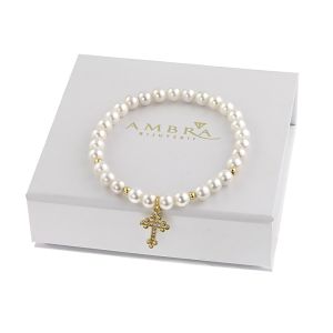 Bratara "Blessing" din perle de Mallorca