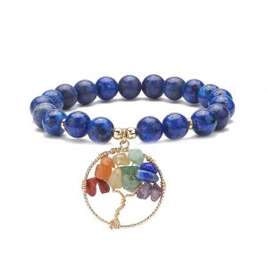 Bratara "Copacul Vietii" din lapis lazuli