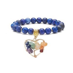 Bratara "Tree of Life" din lapis lazuli