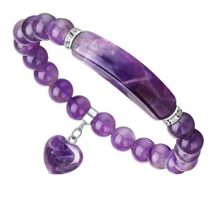 Bratara "Purple Love" din ametist