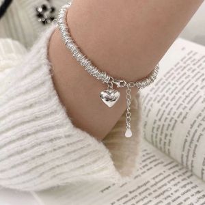 Bratara 'Silver Love" argintie