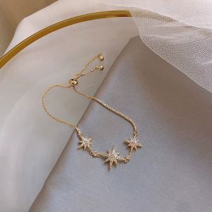 Bratara "Sky Serenade" placata cu aur si cristale