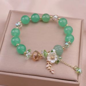 Bratara "Sunrise Garden" din cuart si cristale