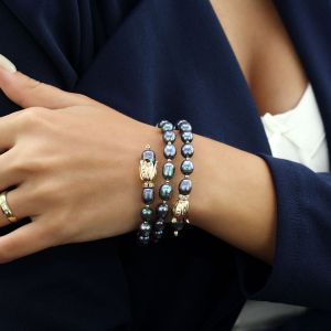 Bratara "Pearl Storm" din perle naturale