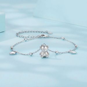 Bratara "Teddy Bear" din argint