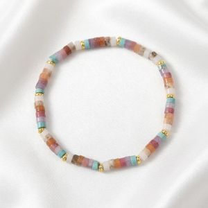 Bratara "Colorful Harmony" din pietre semipretioase