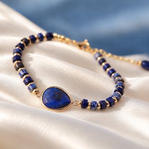 Bratara "Livera" din jasp si lapis