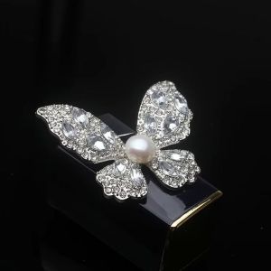 Brosa "Brisa" argintie