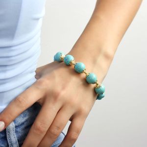 Bratara "Forever turquoise" din turcoaz