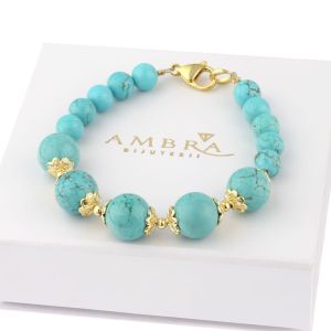 Bratara "Forever turquoise" din turcoaz
