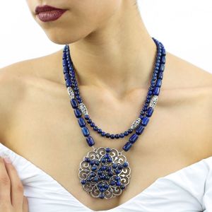 Colier "My Lucky Star" din lapis lazuli