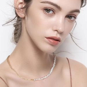 Colier "Freya" din perle naturale si argint