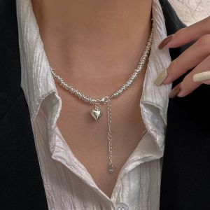 Colier "Silver Love" argintiu