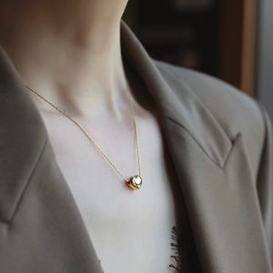 Colier "Corazon" placat cu aur