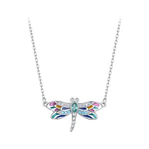 Colier "Pastel Dream" din argint si cristale