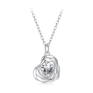 Colier "Cuore Della Rosa" din argint 