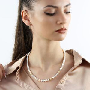 Colier "Sahara" din perle naturale si sidef