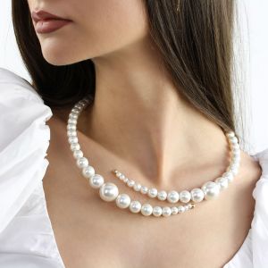 Colier "Mademoiselle" din perle de Mallorca