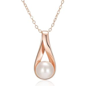 Colier "Juliette" placat cu aur roz