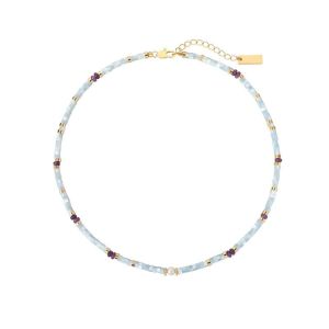 Colier "Azure Shell" din sidef