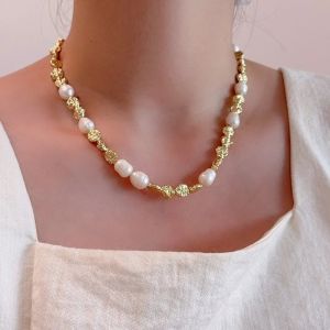 Colier "Golden Veil" placat cu aur 