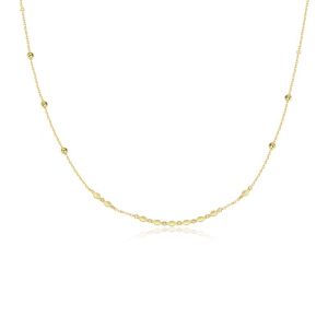 Colier "Fine Gold" din argint placat cu aur