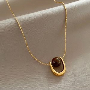 Colier "Arabella" placat cu aur