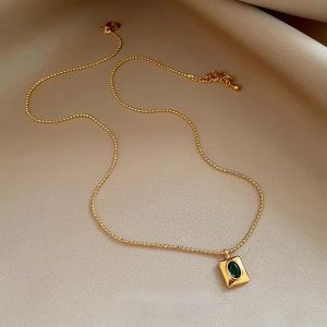 Colier "Vert" placat cu aur