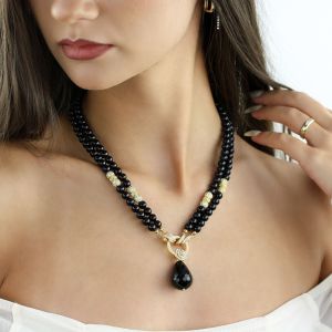 Colier "Phantom" din perle de Mallorca