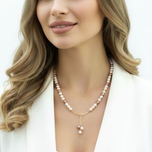 Colier "Candy Rain" din perle de Mallorca