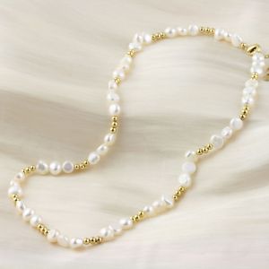 Colier "Ghines" din perle naturale