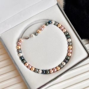 Colier "Amarena High" din perle